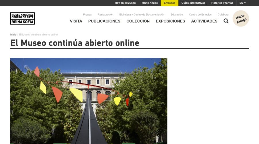 Visita online al Museo Reina Sofía